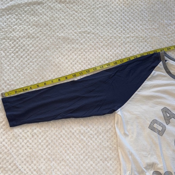 🏈 Women’s Dallas Cowboys ¾ Sleeve Baseball Tee – Size XL - Picture 6 of 9